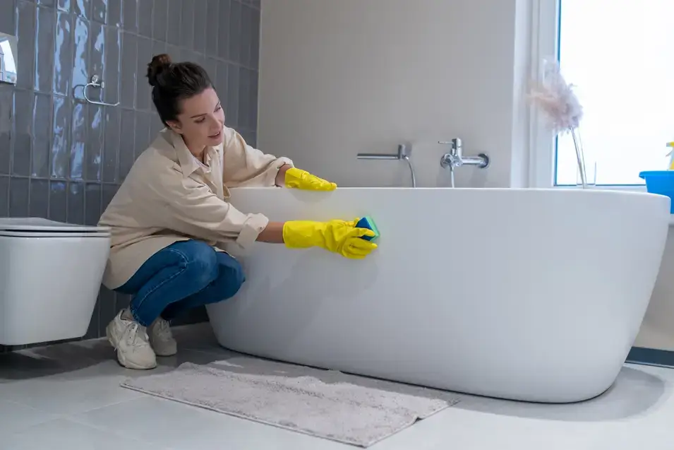 Clean bathroom